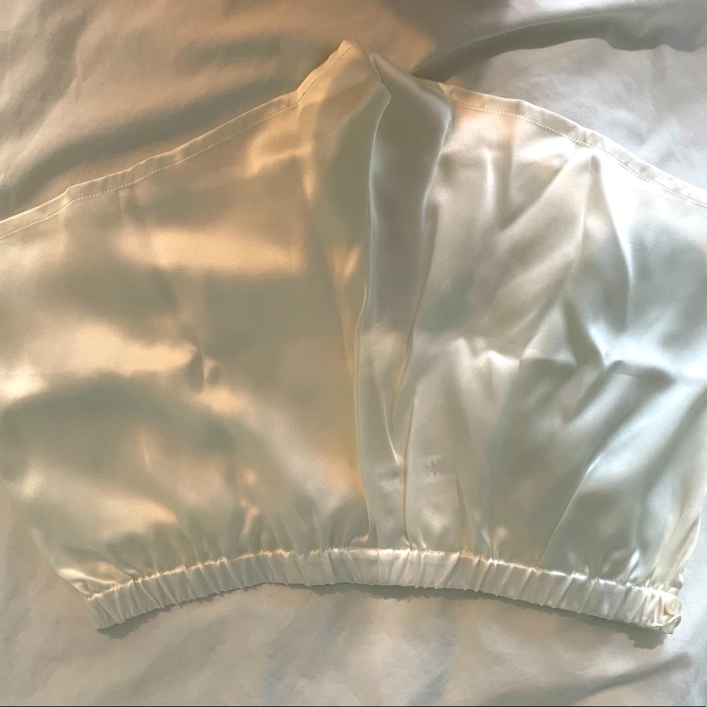 LA PERLA PEARL SILK SHORTS (S)